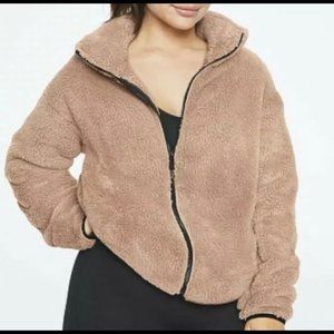 NWT Victoria's Secret PINK Teddy Sherpa Full Zip